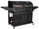 Stainless Steel Garden Patio Outdoor Trolley Charcoal BBQ Barbecue Grill/Outdoor Cooking Commercial Charcoal BBQ Grill